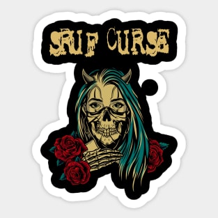 Surf Curse Sticker